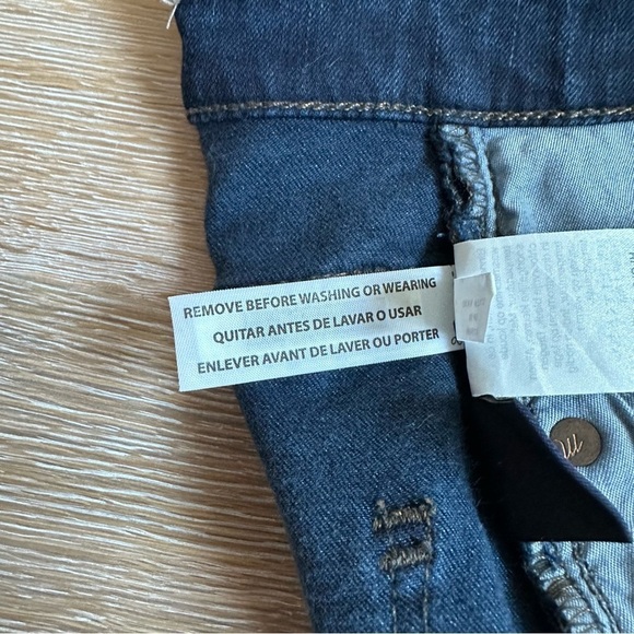 Madewell Curvy High Rise Skinny Jeans Hayes Wash Denim- Size 26 - Picture 15 of 16